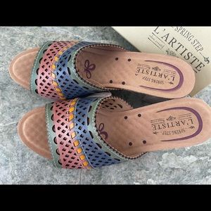 L’Artiste Womens Block Sandal